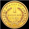 Image 2 : 1851 Rare Gold Dollar CLOSELY UNCIRCULATED