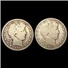 Image 1 : 1898 & 1901 [2] Barber Half Dollar HIGH GRADE