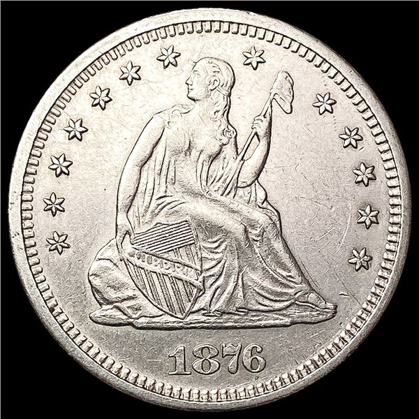 1876 S Seated Liberty Quarter UNCIRCULATED