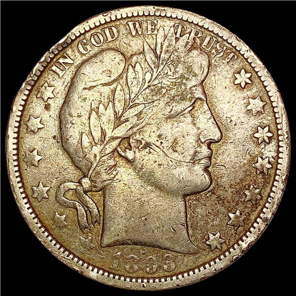 1893 O Barber Half Dollar NICELY CIRCULATED