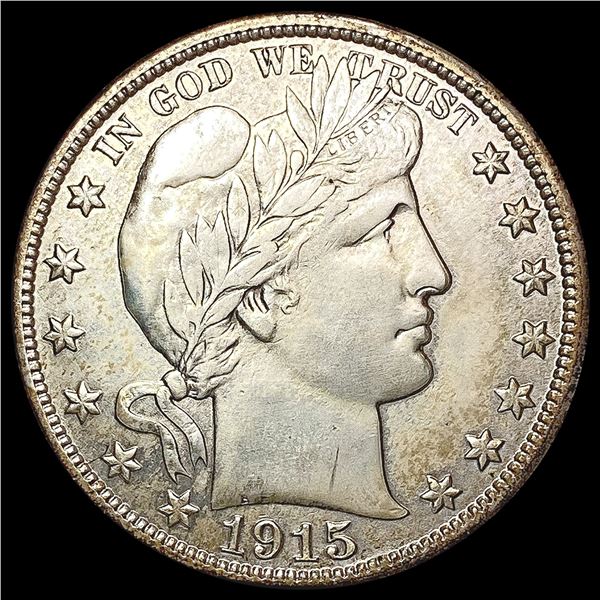 1915 D Barber Half Dollar CLOSELY UNCIRCULATED