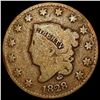 Image 1 : 1828 Coronet Head Large Cent NICELY CIRCULATED
