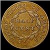 Image 2 : 1825 Classic Head Half Cent CLOSELY UNCIRCULATED
