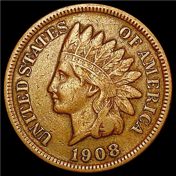 1908 S Indian Head Cent NEARLY UNCIRCULATED