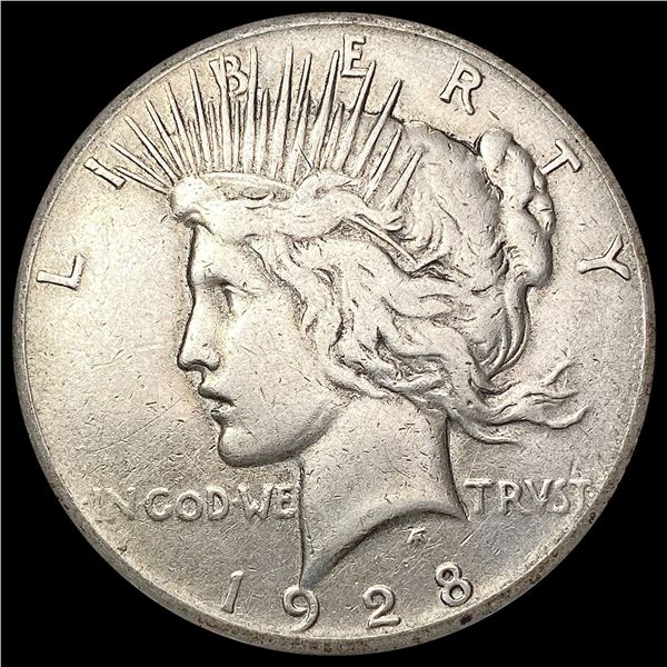 1928 Silver Peace Dollar CLOSELY UNCIRCULATED
