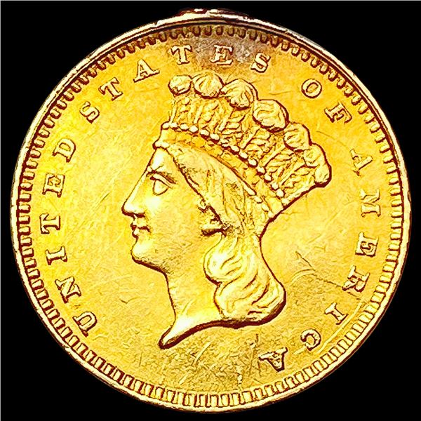 1857 Rare Gold Dollar CLOSELY UNCIRCULATED