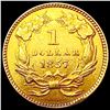 Image 2 : 1857 Rare Gold Dollar CLOSELY UNCIRCULATED