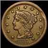 Image 1 : 1857 Braided Hair Large Cent CLOSELY UNCIRCULATED