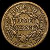 Image 2 : 1857 Braided Hair Large Cent CLOSELY UNCIRCULATED