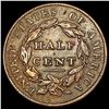 Image 2 : 1828 Classic Head Half Cent LIGHTLY CIRCULATED