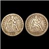 Image 1 : [2] 1841 & 1851-O Seated Liberty Dime HIGH GRADE
