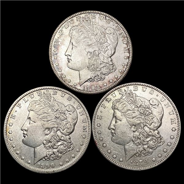 1879-1902 [3] Morgan Silver Dollar HIGH GRADE