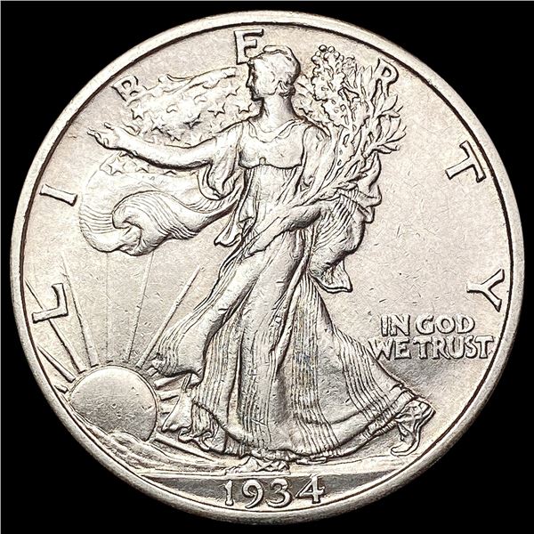 1934 S Walking Liberty Half Dollar CLOSELY UNCIRCULATED