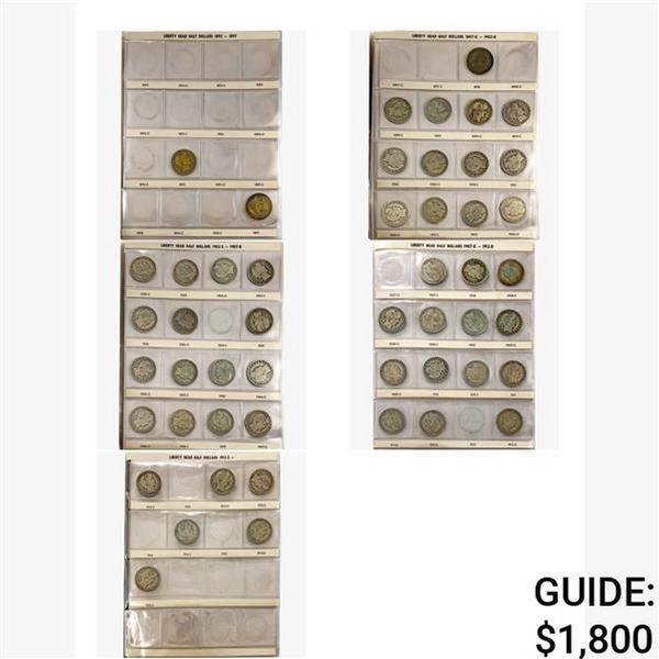 [50]1895-1915 Barber Half Dollars Album