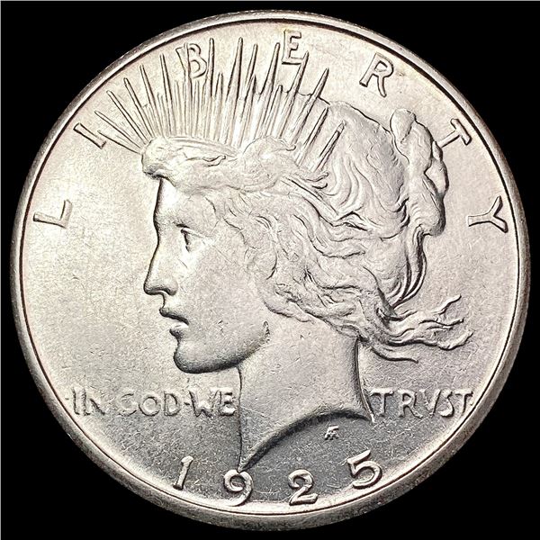 1925 S Silver Peace Dollar UNCIRCULATED