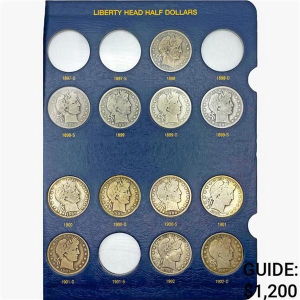 [46]1897-1915 Barber Half Dollars Album