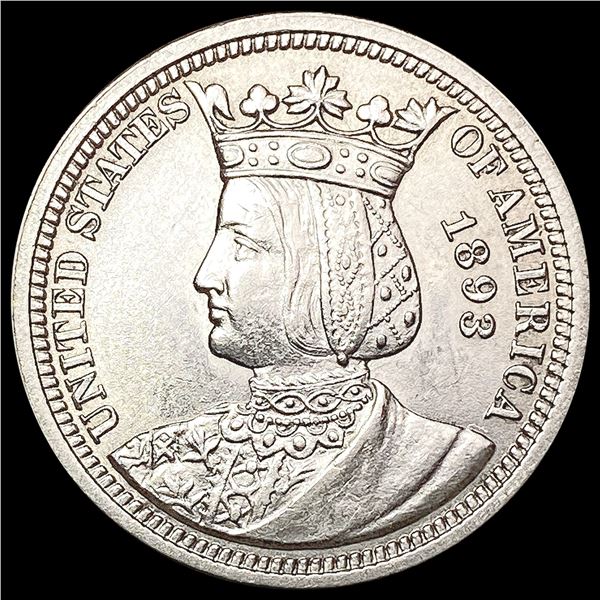 1893 Isabella Silver Quarter UNCIRCULATED