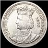 Image 1 : 1893 Isabella Silver Quarter UNCIRCULATED
