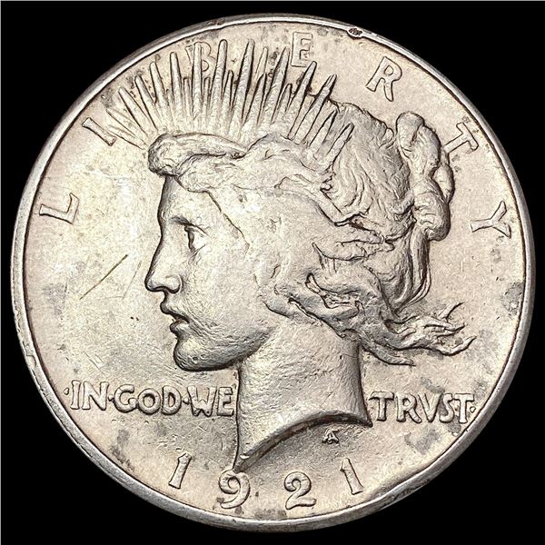 1921 Silver Peace Dollar CLOSELY UNCIRCULATED