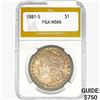 Image 1 : 1881-S Morgan Silver Dollar PGA MS66