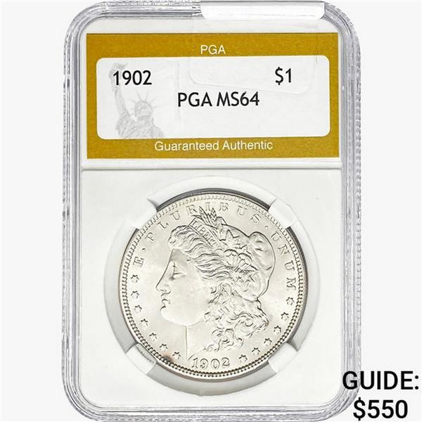1902 Morgan Silver Dollar PGA MS64