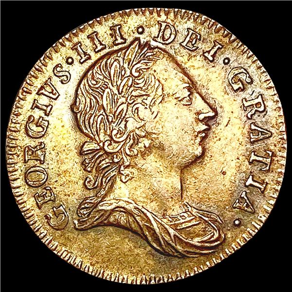1762 Great Britain 3 Pence CLOSELY UNCIRCULATED