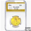 Image 1 : 1994 1/2oz $25 AGE PGA MS69