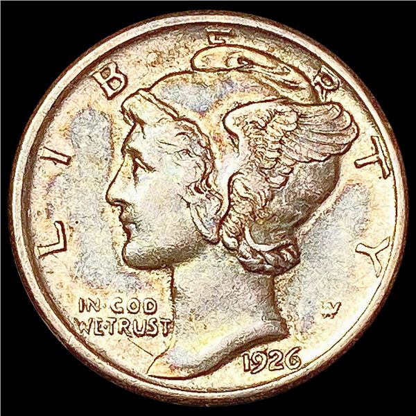 1926 Mercury Dime CHOICE AU