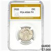Image 1 : 1920 Standing Liberty Quarter PGA MS66 FH