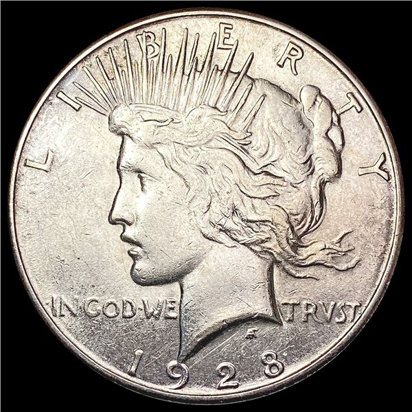 1928-S Silver Peace Dollar CLOSELY UNCIRCULATED