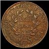 Image 2 : 1806 Sm 6 Stems Draped Bust Half Cent LIGHTLY CIRCULATED
