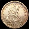 Image 1 : 1853 Arrows Seated Liberty Quarter CLOSELY UNCIRCULATED