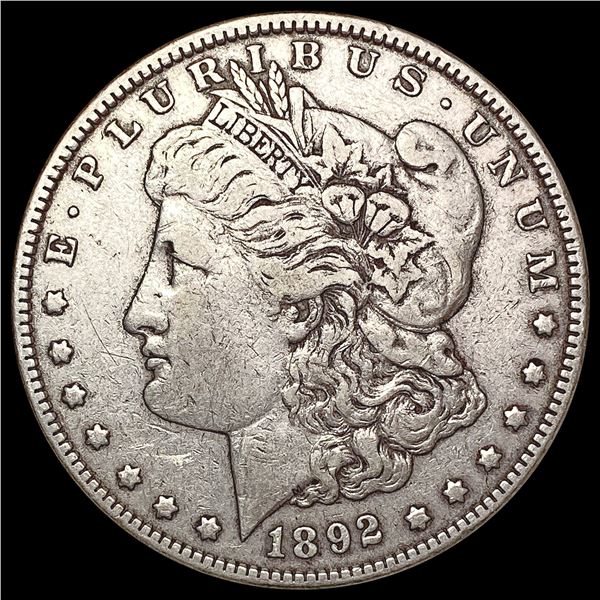 1892 Morgan Silver Dollar LIGHTLY CIRCULATED