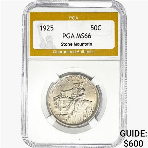 1925 Stone Mountain Half Dollar PGA MS66