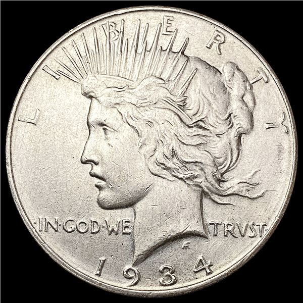 1934-D Silver Peace Dollar CLOSELY UNCIRCULATED