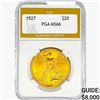 Image 1 : 1927 $20 Gold Double Eagle PGA MS66