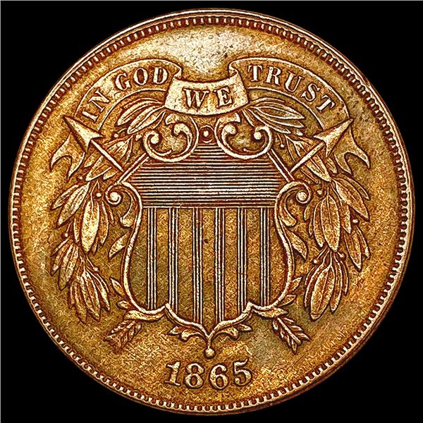 1865 Two Cent Piece CLOSELY UNCIRCULATED