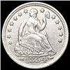 Image 1 : 1854 Arrows Seated Liberty Half Dime CHOICE AU