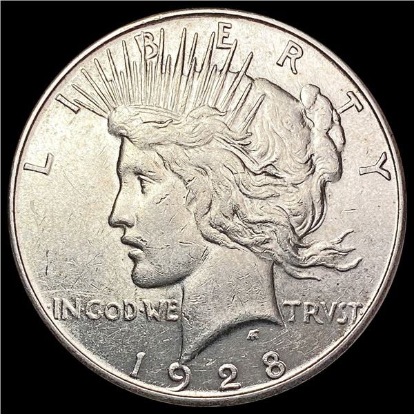 1928-S Silver Peace Dollar CLOSELY UNCIRCULATED