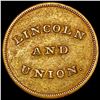 Image 2 : 1864 Civil War Token; Lincoln and Union CLOSELY UNCIRCULATED