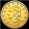 Image 1 : 1836 $2.50 Gold Quarter Eagle CLOSELY UNCIRCULATED