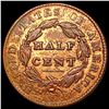 Image 2 : 1828 Classic Head Half Cent CLOSELY UNCIRCULATED