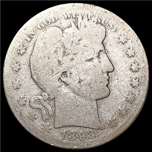 1893-S Barber Half Dollar NICELY CIRCULATED