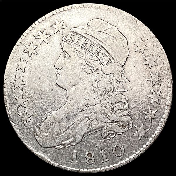 1810 Capped Bust Half Dollar LIGHTLY CIRCULATED