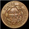 Image 2 : 1829 Classic Head Half Cent NICELY CIRCULATED