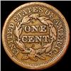 Image 2 : 1851/81 Braided Hair Large Cent NICELY CIRCULATED