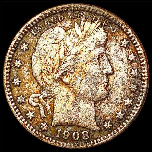 1908-O Barber Quarter NEARLY UNCIRCULATED