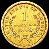 Image 2 : 1849 Rare Gold Dollar CLOSELY UNCIRCULATED