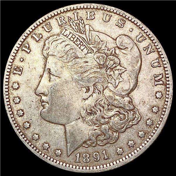 1891-O Morgan Silver Dollar NEARLY UNCIRCULATED