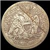 Image 2 : 1853 Arrows Rays Seated Liberty Quarter LIGHTLY CIRCULATED